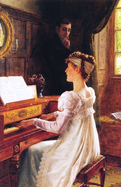 Courtship, 1903 by Edmund Blair Leighton